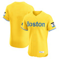 Lashops B.Red Sox Blank Player Yellow Limited Elite Home Game Stitched Jerseys