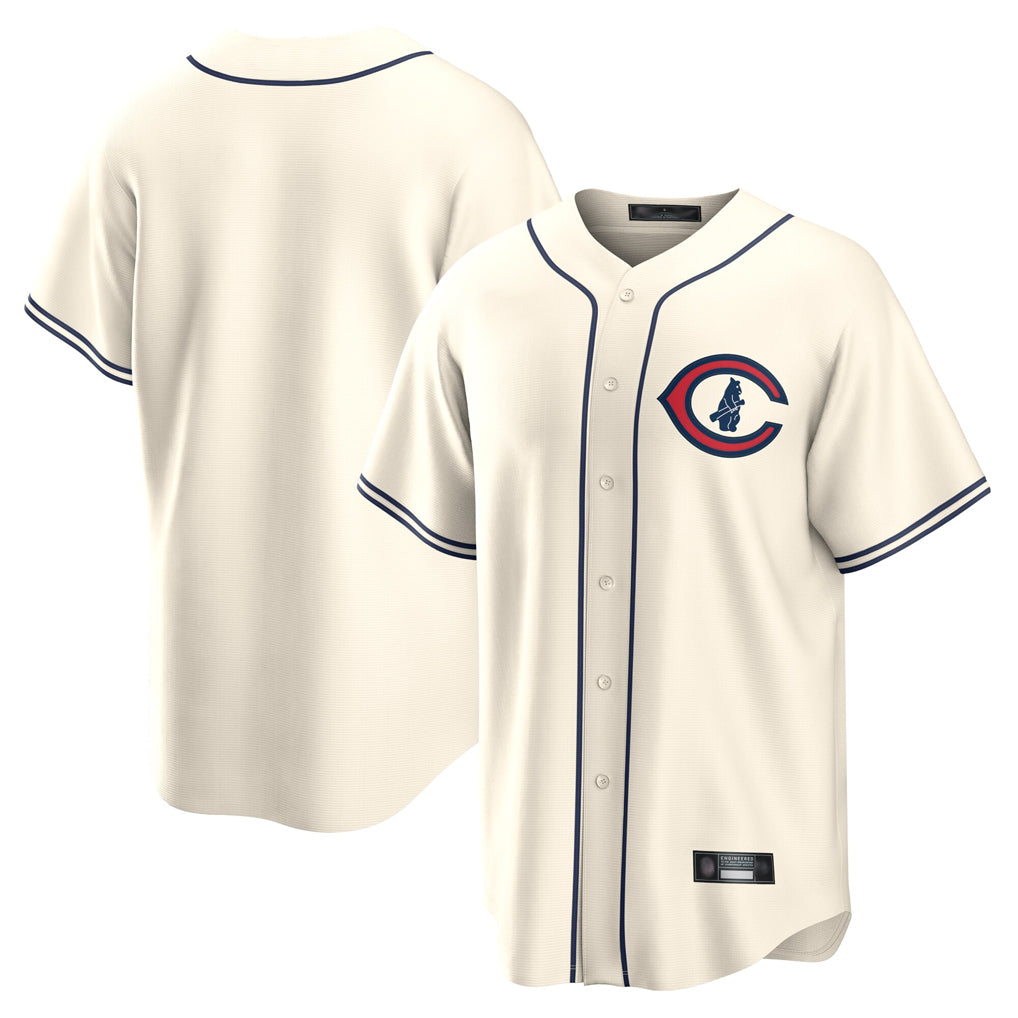 Lashops C.Cubs Cream Field of Dreams Home Game Blank Player Stitched Jerseys