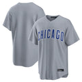 Lashops C.Cubs Gray Game Home Blank Player Stitched Jerseys
