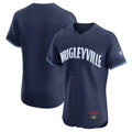 Lashops C.Cubs Navy City Connect Limited Elite Home Game Blank Player Stitched Jerseys