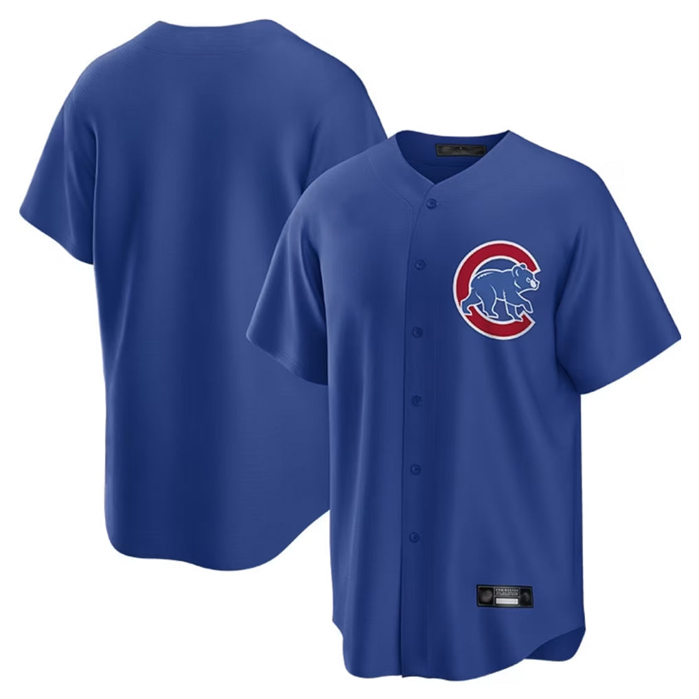 Lashops C.Cubs Royal Home Game Blank Player Stitched Jerseys