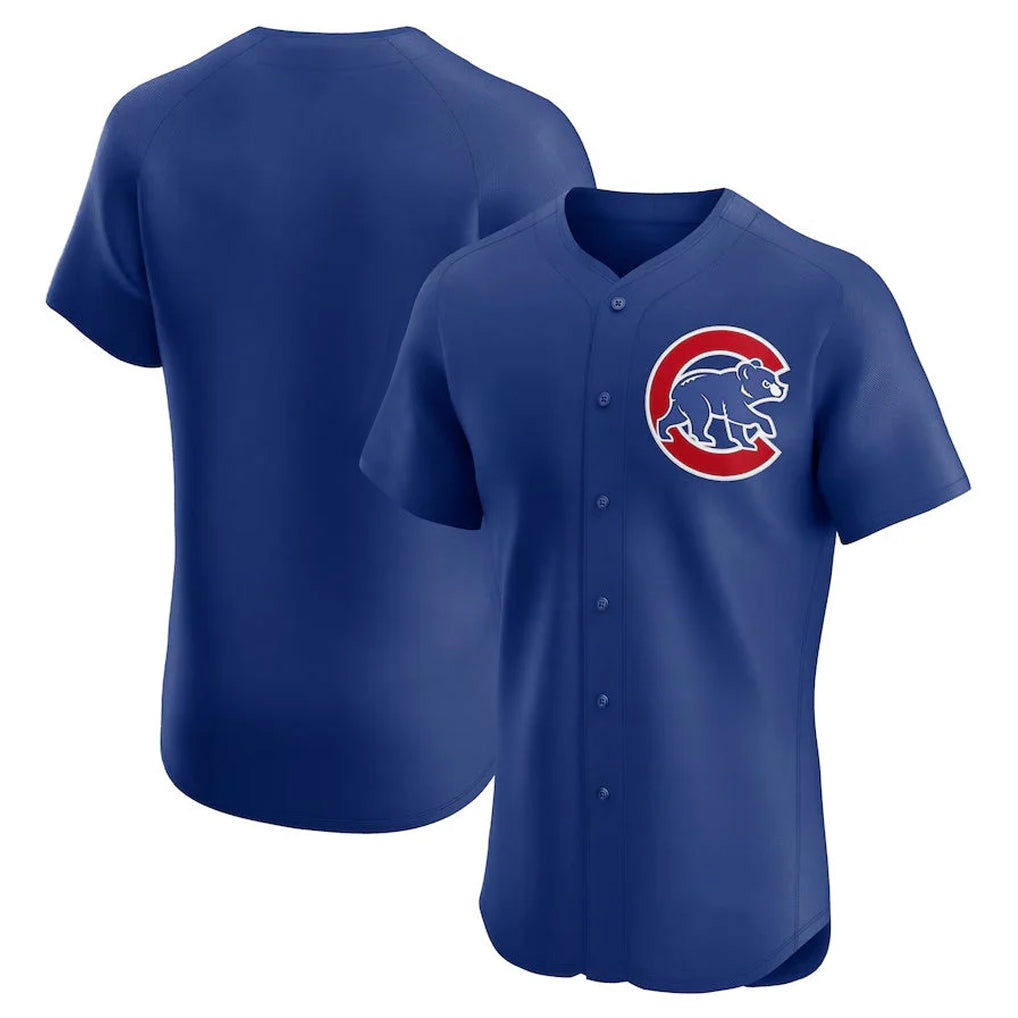 Lashops C.Cubs Royal Limited Elite Home Game Blank Player Stitched Jerseys