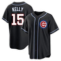 Lashops C.Cubs #15 Carson Kelly Player Black Fashion Out Game Stitched Jerseys