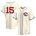 Lashops C.Cubs #15 Carson Kelly Player Cream Field of Dreams Home Game Stitched Jerseys