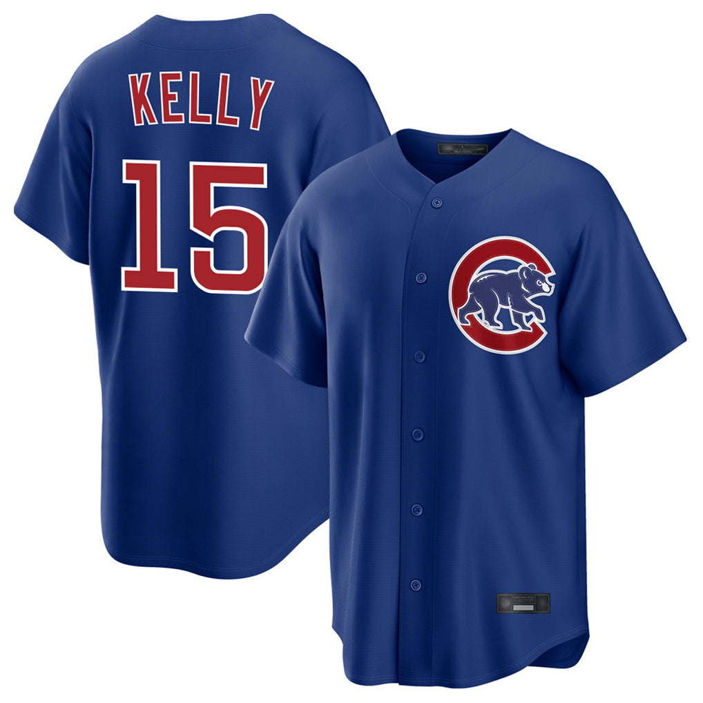 Lashops C.Cubs #15 Carson Kelly Player Royal Home Game Stitched Jerseys