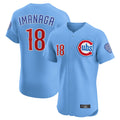 Lashops C.Cubs #18 Shota Imanaga Player Light Blue Limited Elite Home Stitched Jerseys