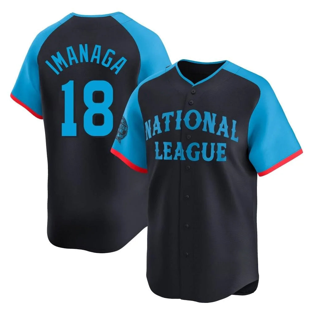 Lashops C.Cubs #18 Shota Imanaga Player Navy National League All-Star Limited Home Stitched Jerseys