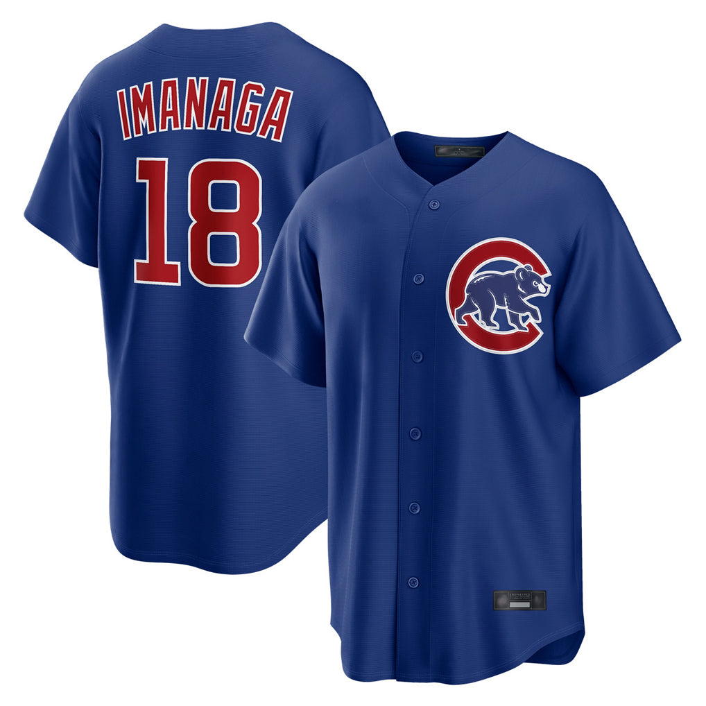 Lashops C.Cubs #18 Shota Imanaga Player Royal Home Game Stitched Jerseys