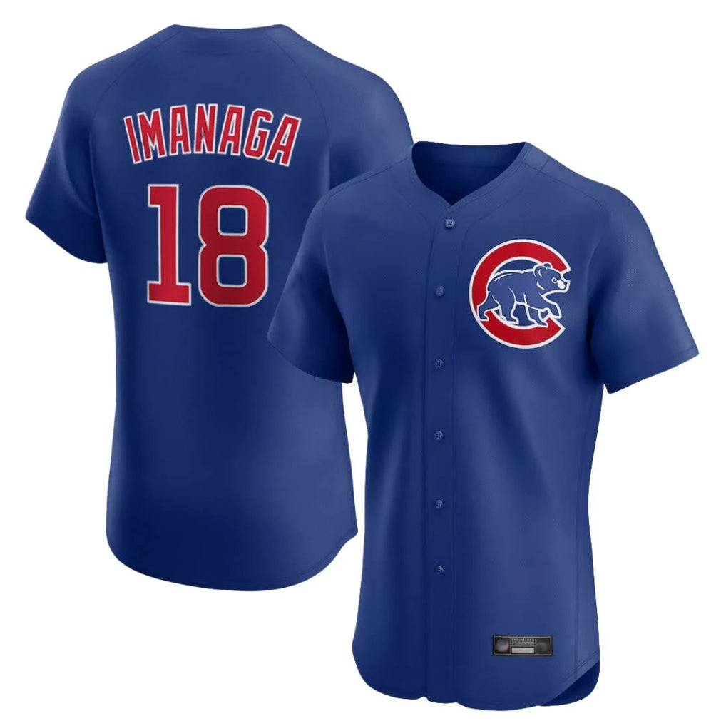 Lashops C.Cubs #18 Shota Imanaga Player Royal Limited Elite Home Stitched Jerseys