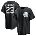Lashops C.Cubs #23 Ryne Sandberg Player Black Game Stitched Jerseys