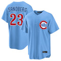 Lashops C.Cubs #23 Ryne Sandberg Player Light Blue Home Game Stitched Jerseys