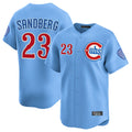 Lashops C.Cubs #23 Ryne Sandberg Player Light Blue Limited Home Stitched Jerseys