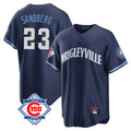 Lashops C.Cubs #23 Ryne Sandberg Player Navy 150th Anniversary City Connect Home Game Stitched Jerseys