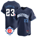 Lashops C.Cubs #23 Ryne Sandberg Player Navy City Connect 150th Anniversary Limited Home Stitched Jerseys