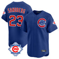 Lashops C.Cubs #23 Ryne Sandberg Player Royal 150th Anniversary Limited Home Stitched Jerseys