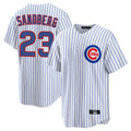 Lashops C.Cubs #23 Ryne Sandberg Player White Game Home Stitched Jerseys