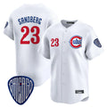 Lashops C.Cubs #23 Ryne Sandberg Player White Vapor Premier Limited Home Stitched Jerseys