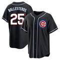 Lashops C.Cubs #25 Mois¨¦s Ballesteros Player Black Fashion Out Game Stitched Jerseys