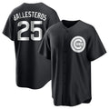 Lashops C.Cubs #25 Mois¨¦s Ballesteros Player Black Game Stitched Jerseys