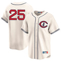 Lashops C.Cubs #25 Mois¨¦s Ballesteros Player Cream Field of Dreams Limited Home Game Stitched Jerseys