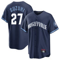 Lashops C.Cubs #27 Seiya Suzuki Player Navy City Connect Home Game Stitched Jerseys