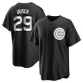 Lashops C.Cubs #29 Michael Busch Player Black Game Stitched Jerseys