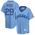 Lashops C.Cubs #29 Michael Busch Player Blue T-shirt Cooperstown Collection Limited Stitched Jerseys