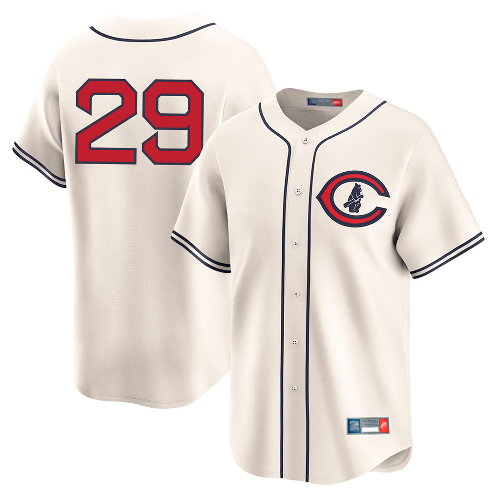 Lashops C.Cubs #29 Michael Busch Player Cream Field of Dreams Limited Home Game Stitched Jerseys