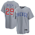 Lashops C.Cubs #29 Michael Busch Player Gray Home Game Stitched Jerseys