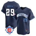 Lashops C.Cubs #29 Michael Busch Player Navy City Connect 150th Anniversary Limited Home Stitched Jerseys
