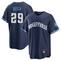 Lashops C.Cubs #29 Michael Busch Player Navy City Connect Home Game Stitched Jerseys