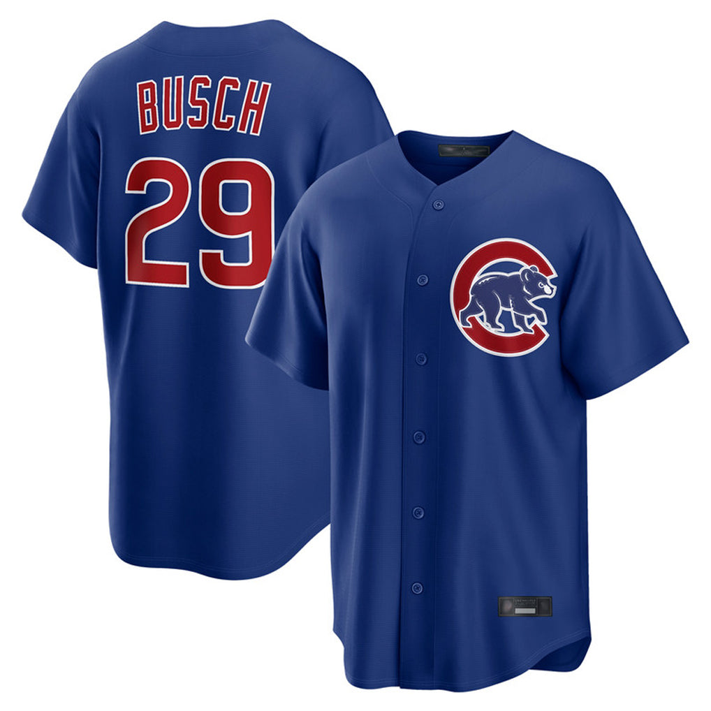 Lashops C.Cubs #29 Michael Busch Player Royal Home Game Stitched Jerseys