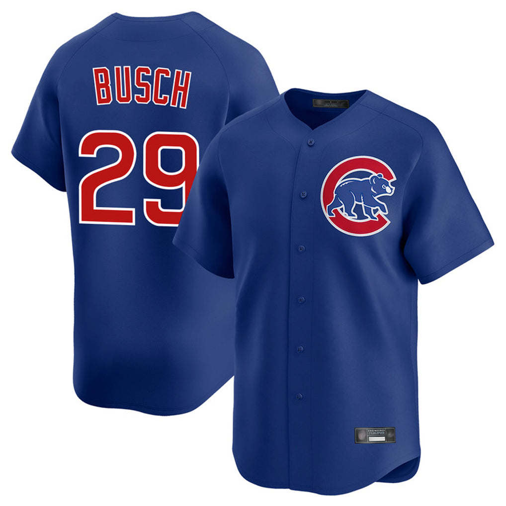 Lashops C.Cubs #29 Michael Busch Player Royal Limited Home Stitched Jerseys