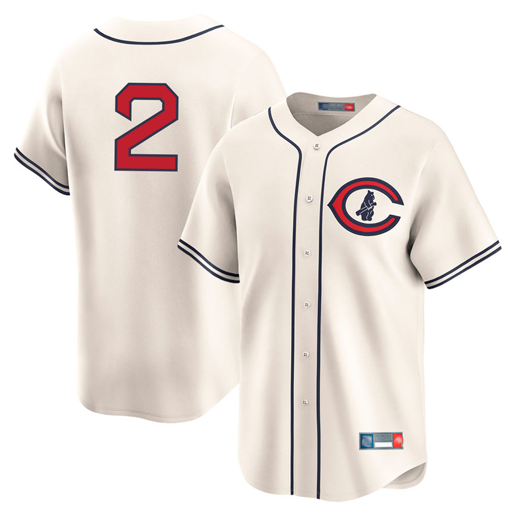 Lashops C.Cubs #2 Nico Hoerner Player Cream Field of Dreams Limited Home Game Stitched Jerseys