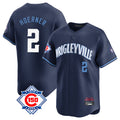 Lashops C.Cubs #2 Nico Hoerner Player Navy City Connect 150th Anniversary Limited Home Stitched Jerseys