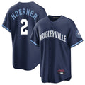 Lashops C.Cubs #2 Nico Hoerner Player Navy City Connect Home Game Stitched Jerseys