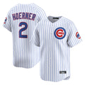 Lashops C.Cubs #2 Nico Hoerner Player White Limited Home Game Stitched Jerseys