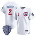 Lashops C.Cubs #2 Nico Hoerner Player White Vapor Premier Limited Home Stitched Jerseys
