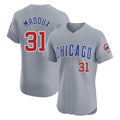 Lashops C.Cubs #31 Greg Maddux Player Gray Road Limited Elite Home Stitched Jerseys