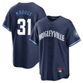 Lashops C.Cubs #31 Greg Maddux Player Navy City Connect Home Game Stitched Jerseys