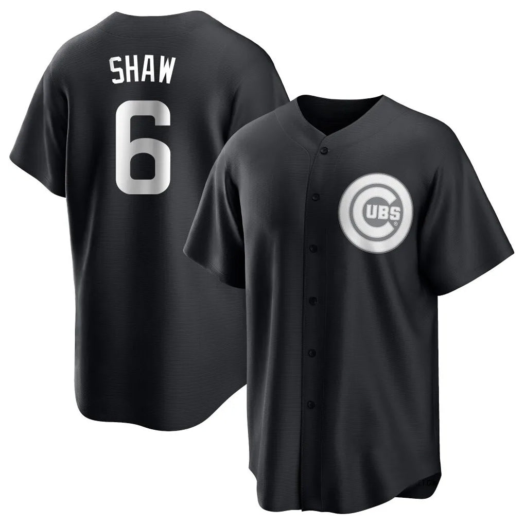 Lashops C.Cubs #6 Matt Shaw Player Black Game Stitched Jerseys