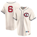 Lashops C.Cubs #6 Matt Shaw Player Cream Field of Dreams Limited Home Game Stitched Jerseys