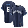 Lashops C.Cubs #6 Matt Shaw Player Navy City Connect Home Game Stitched Jerseys