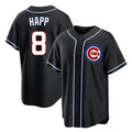 Lashops C.Cubs #8 Ian Happ Player Black Fashion Out Game Stitched Jerseys
