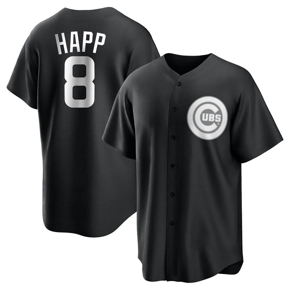 Lashops C.Cubs #8 Ian Happ Player Black Game Stitched Jerseys