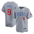 Lashops C.Cubs #8 Ian Happ Player Gray Road Limited Home Stitched Jerseys
