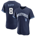 Lashops C.Cubs #8 Ian Happ Player Navy City Connect Limited Elite Home Stitched Jerseys