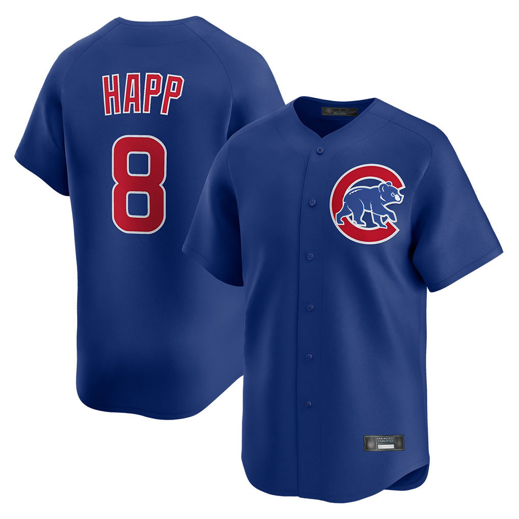 Lashops C.Cubs #8 Ian Happ Player Royal Limited Home Stitched Jerseys