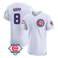 Lashops C.Cubs #8 Ian Happ Player White 150th Anniversary Limited Elite Home Game Stitched Jerseys