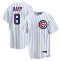 Lashops C.Cubs #8 Ian Happ Player White Limited Home Game Stitched Jerseys